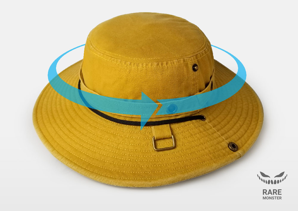 Rare Monster cotton boonie hat.